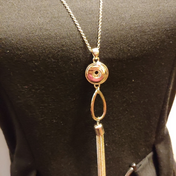 Magnolia And Vine YG Tilda Necklace fits 18mm snap - Picture 2 of 4